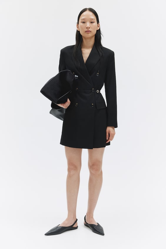 HM Blazerkleid mit Gürtel Günstig kaufen