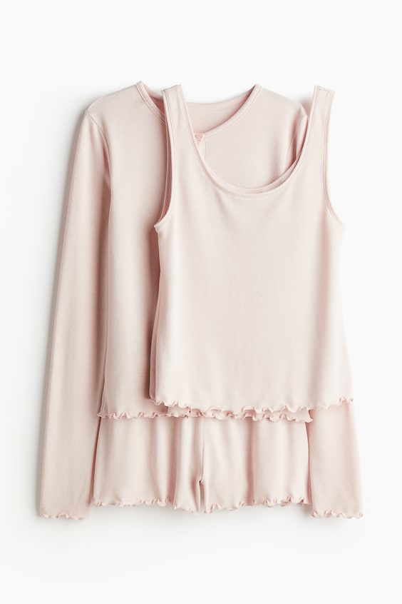 HM 3-teiliges Pyjama-Set Großer Ausverkauf