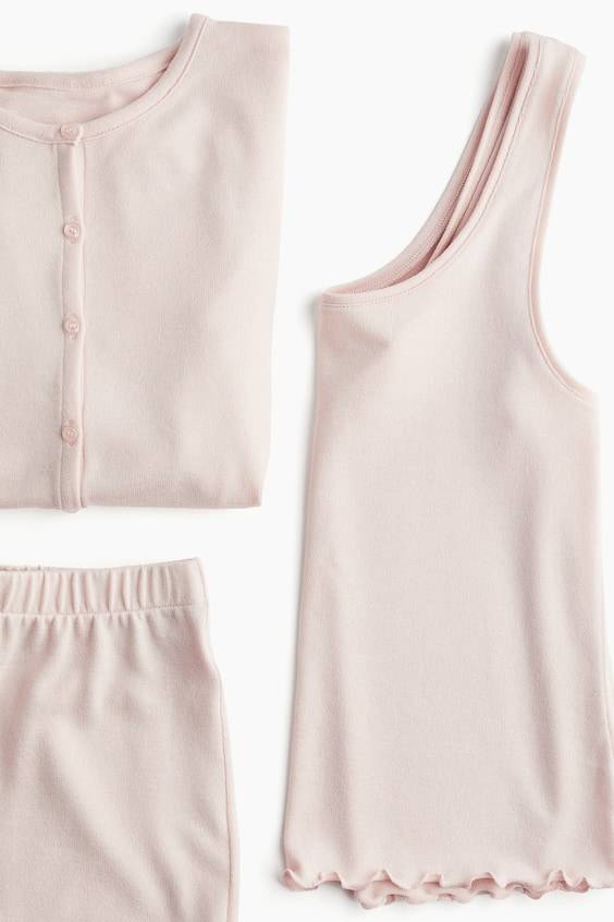 HM 3-teiliges Pyjama-Set Großer Ausverkauf
