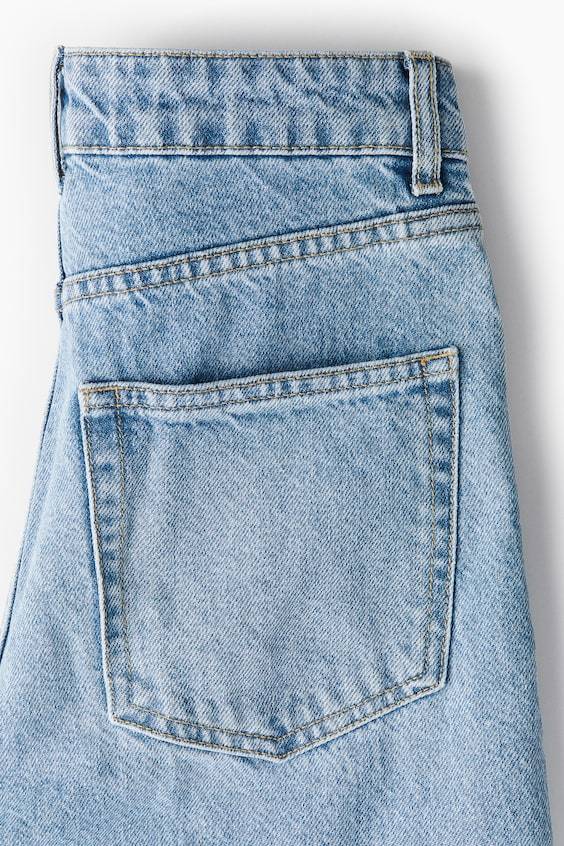 HM Schmal zulaufende Jeans Bügelfalten Preisnachlass