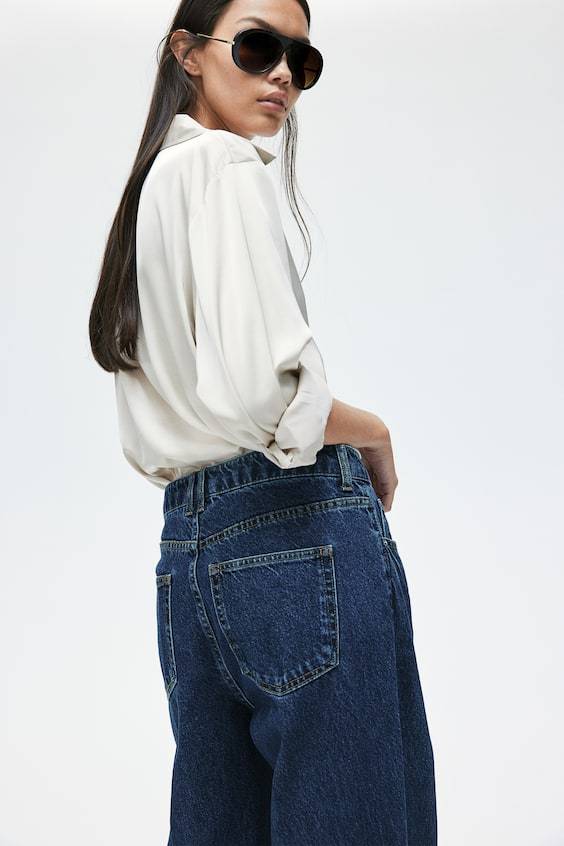 HM Schmal zulaufende Jeans Bügelfalten Vatertagsangebot