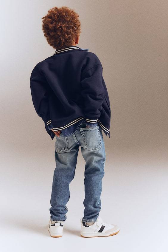 HM Relaxed Tapered Fit Jeans Große Rabatte