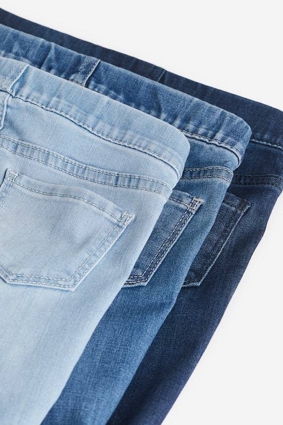 HM 3er-Pack Denimjeggings Versandkostenfrei