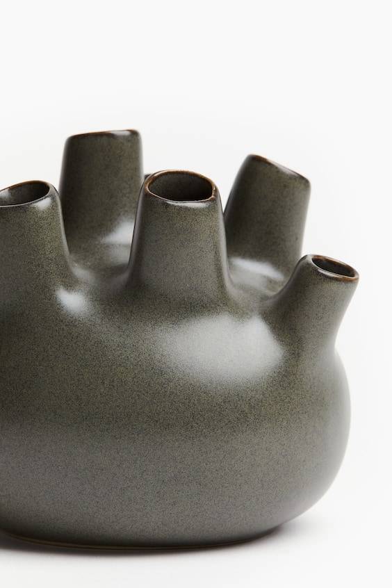 HM Kleine Vase aus Steingut Flash Sale