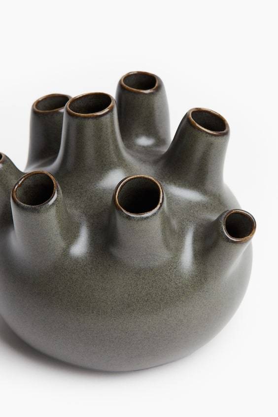 HM Kleine Vase aus Steingut Flash Sale