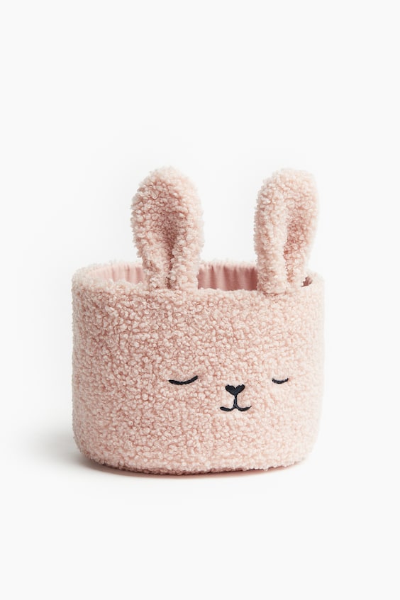 HM Aufbewahrungskorb aus Teddyfleece Begrenztes Angebot