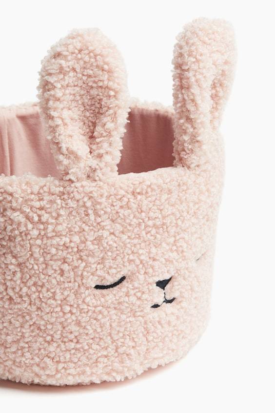 HM Aufbewahrungskorb aus Teddyfleece Begrenztes Angebot