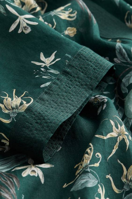 HM Morgenmantel mit Botanikprint Discount Store für neue Produkte