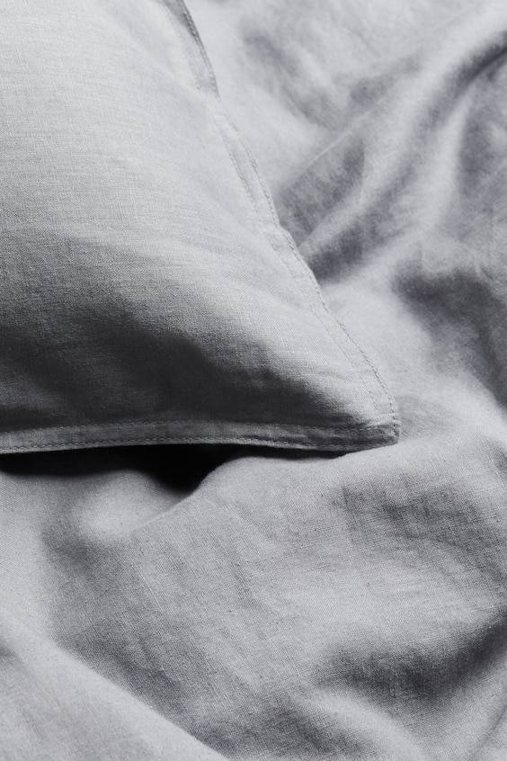 HM Bettwäsche aus Leinenmix für Einzelbett Kostenloser Versand international