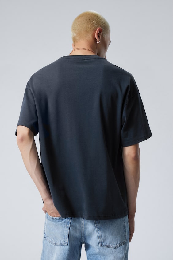 HM Bedrucktes kastiges T-Shirt Online Outlet