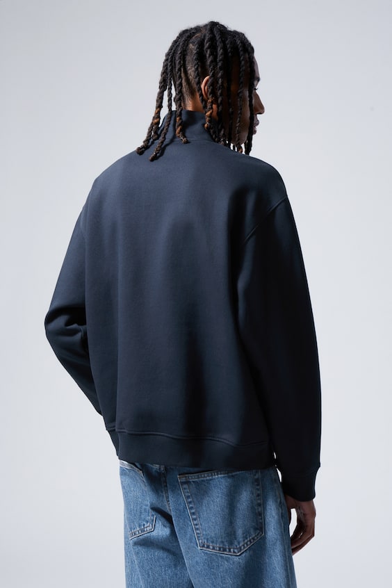 HM Lockerer, schwerer Pullover mit Teilreißverschluss Zeitlich begrenztes Angebot