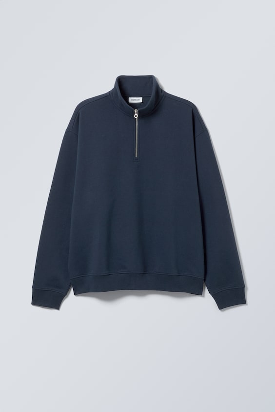 HM Lockerer, schwerer Pullover mit Teilreißverschluss Zeitlich begrenztes Angebot