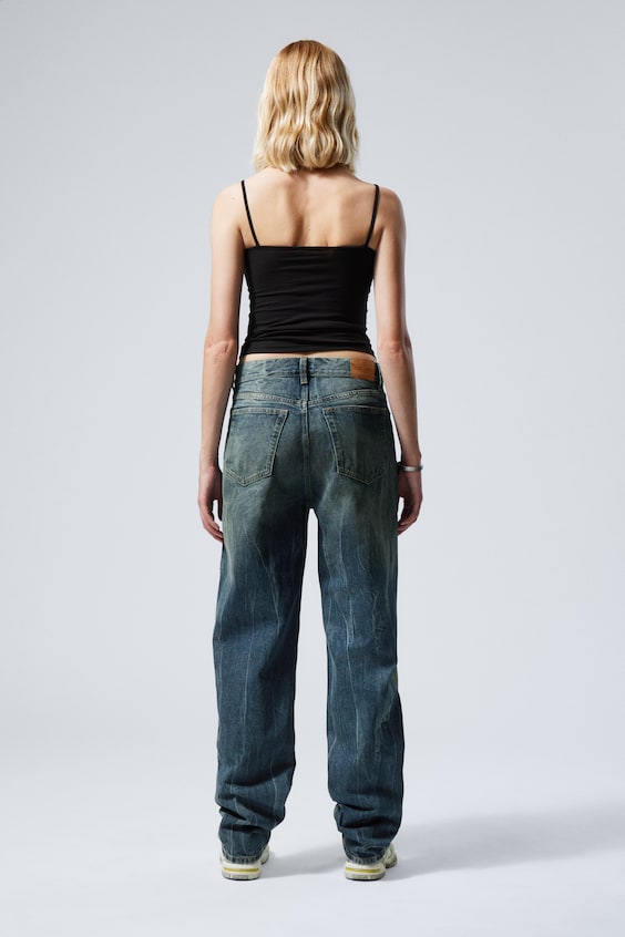 HM Locker geschnittene Jeans Galaxy Blitzangebot