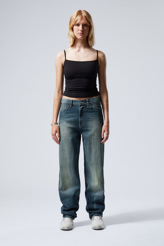 HM Locker geschnittene Jeans Galaxy Blitzangebot