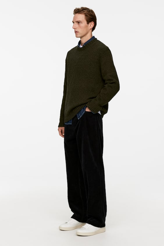 HM Bändchengarn-Pullover Räumungsverkauf