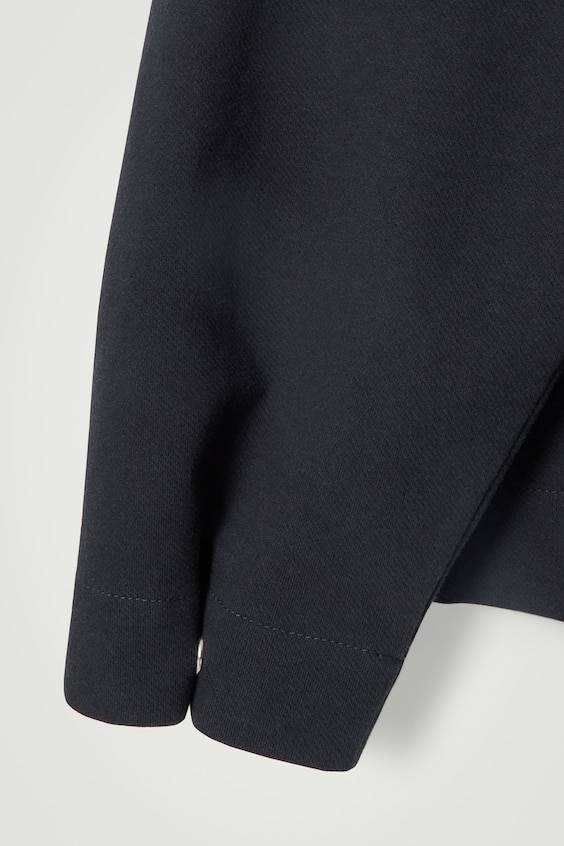 HM SWEATSHIRT AUS TWILL MIT KURZEM REISSVERSCHLUSS Riesige Ersparnisse
