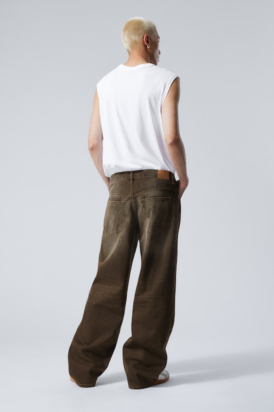 HM Lockere Jeans Sphere mit tief sitzendem Bund Kostenlose Rückgabe