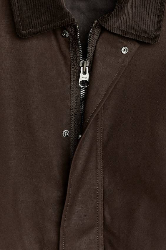 HM Jacke aus gewachster Baumwolle Bis zu 50% Rabatt