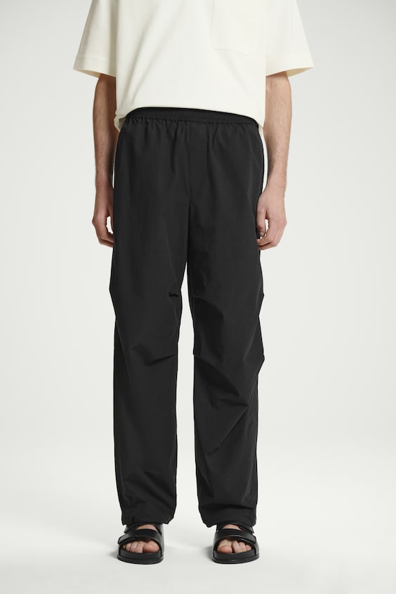 HM BAUMWOLLHOSE MIT WEITEM BEIN UND ELASTISCHEM BUND Bis zu 65% Rabatt