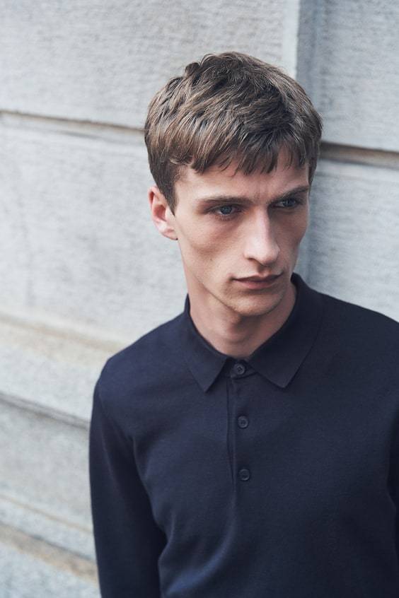 HM Feinstrick-Poloshirt in Slim Fit Discount Store für neue Produkte