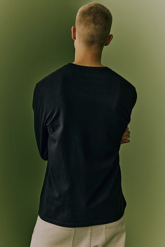 HM Men's Original Housemark Long-sleeve T-shirt 50% Rabatt mit kostenlosem Versand