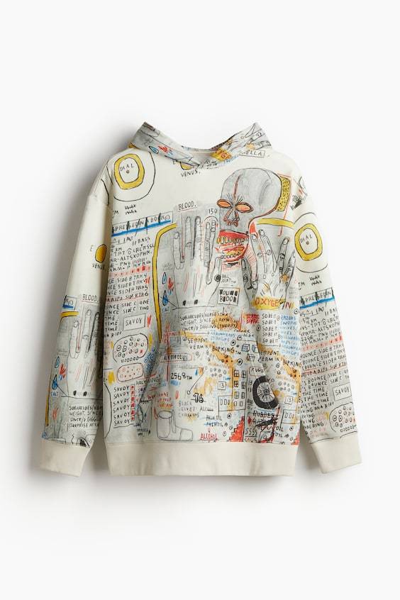 HM Baumwollhoodie in Relaxed Fit im Angebot