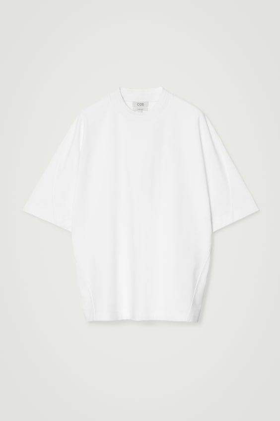 HM GEWICHTIGES OVERSIZED-T-SHIRT MIT KRAGEN Günstiger Verkauf