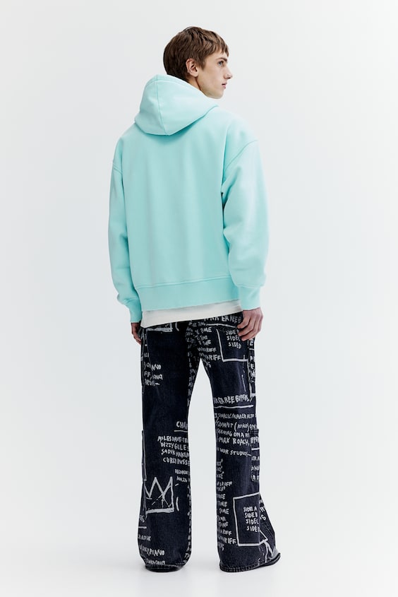 HM Hoodiejacke aus Baumwolle in Oversized Fit Kostenloser Versand