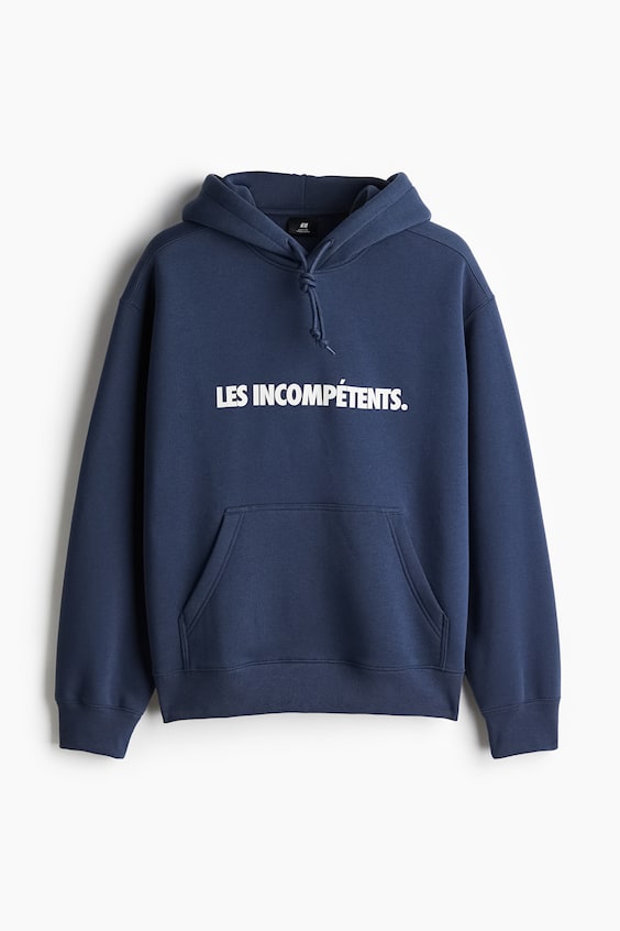 HM Bedruckter Hoodie in Oversized Fit Blitzangebot