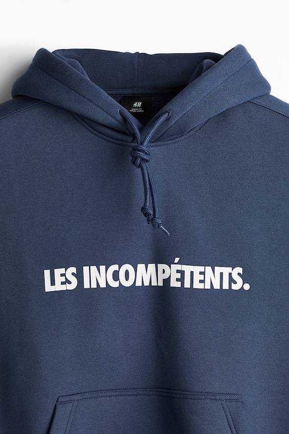 HM Bedruckter Hoodie in Oversized Fit Blitzangebot