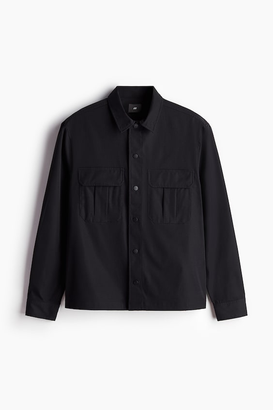 HM Utility-Overshirt in Regular Fit Räumungsverkauf