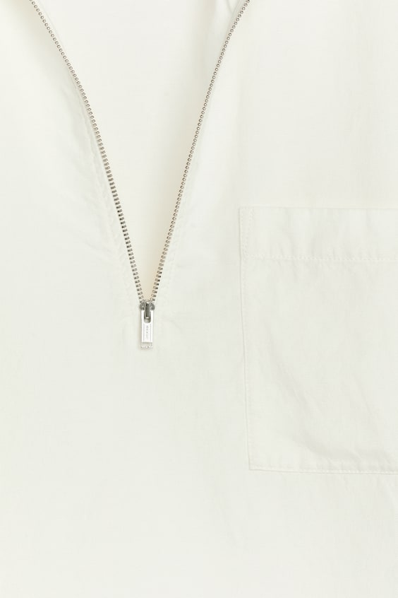 HM Shirt mit kurzem Reißverschluss Sonderangebote
