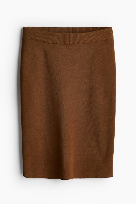 HM Rib-knit skirt VIP-Rabatte