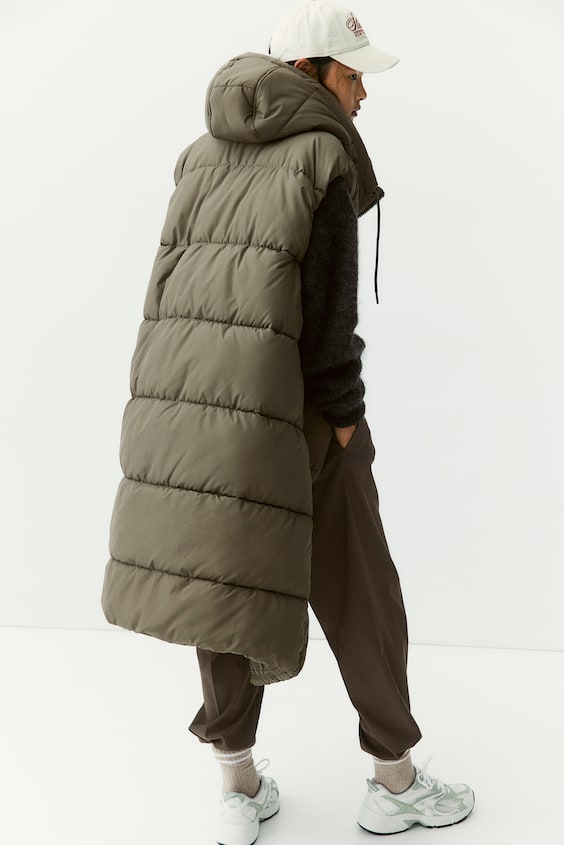 HM Puffer-Weste mit Kapuze Discount Store für neue Produkte