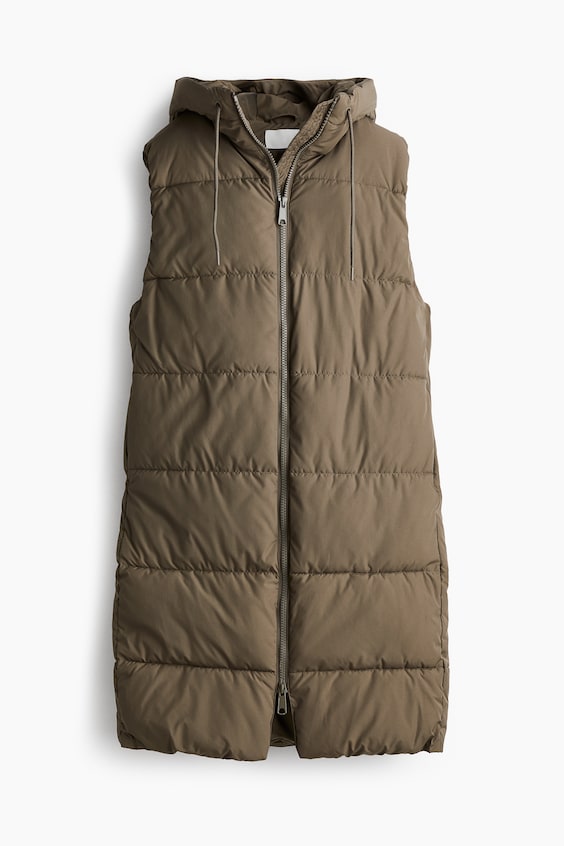 HM Puffer-Weste mit Kapuze Discount Store für neue Produkte