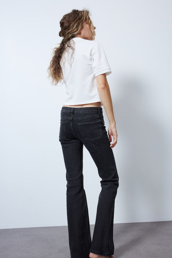 HM Flared Low Jeans Super Rabatt