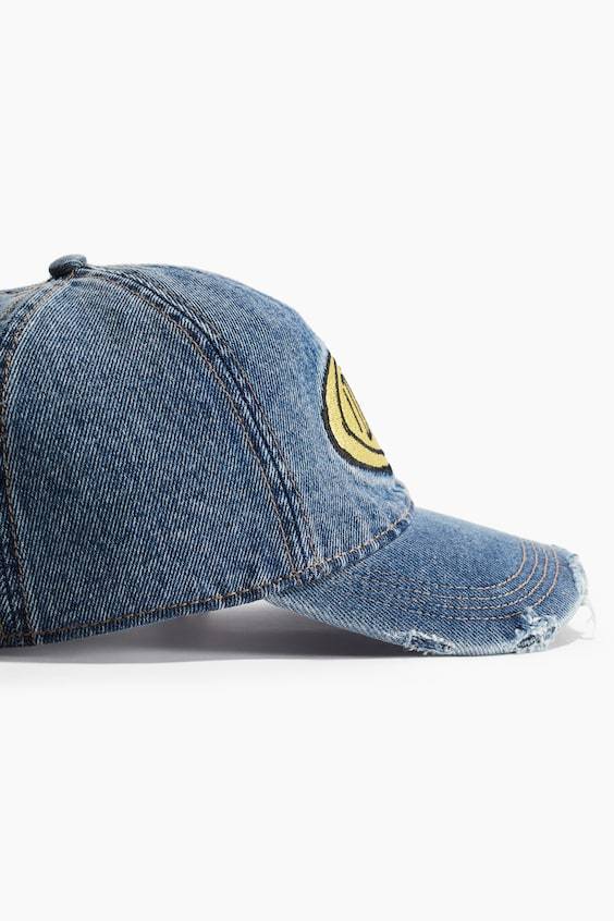 HM Cap aus Denim mit Motivstickerei Outlet