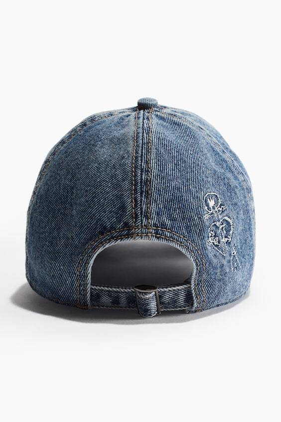 HM Cap aus Denim mit Motivstickerei Outlet