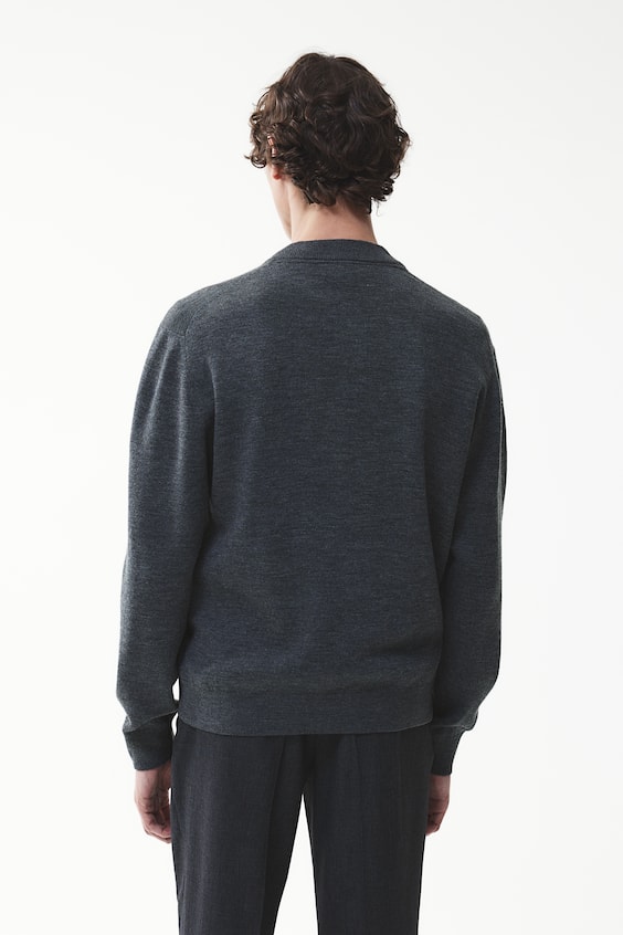 HM Feinstrick-Cardigan im Pilotenlook in Slim Fit Fabrik Onlineshop
