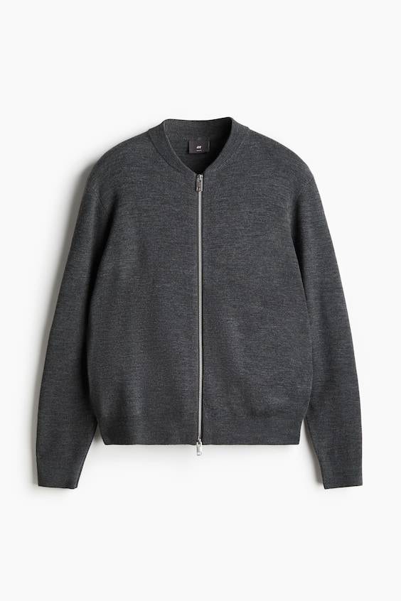 HM Feinstrick-Cardigan im Pilotenlook in Slim Fit Fabrik Onlineshop