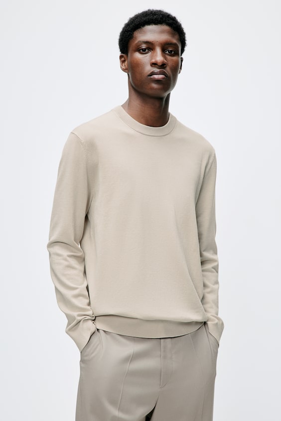 HM Feinstrickpullover Slim Fit Sonderangebot