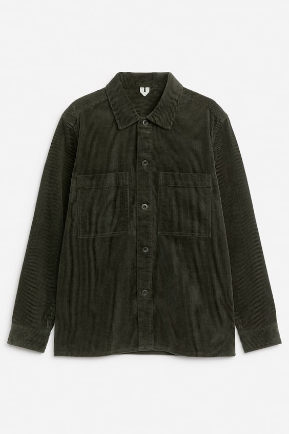 HM Overshirt aus Cord Vatertagsangebot