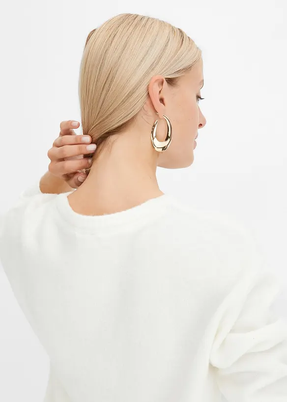 bpc bonprix collection Rundhalspullover mit überschnittener Schulter Osterangebot