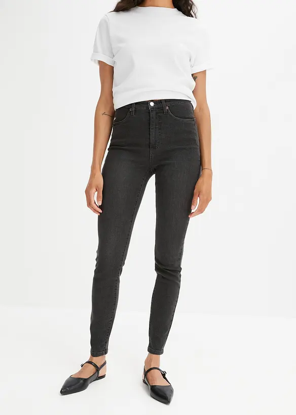 John Baner JEANSWEAR Skinny Jeans High Waist, Stretch Valentinstagsangebot
