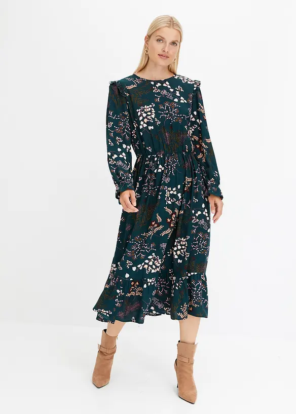 BODYFLIRT bedrucktes Midikleid Große Rabatte