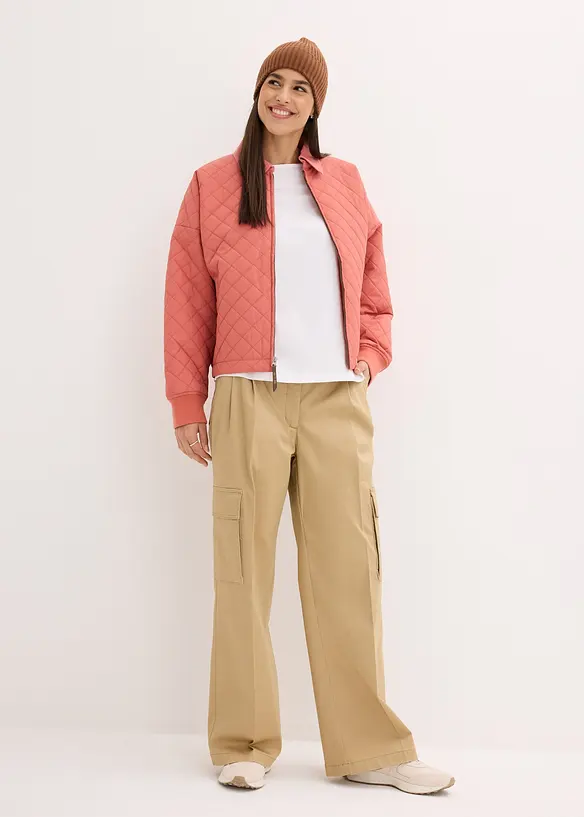bpc bonprix collection Stepp-Blousonjacke mit Cord-Kragen Zeitbegrenzte Promotion