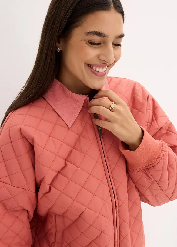 bpc bonprix collection Stepp-Blousonjacke mit Cord-Kragen Zeitbegrenzte Promotion