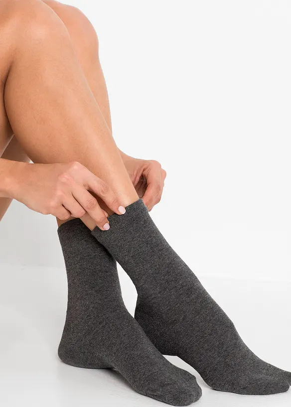 bonprix Socken mit druckfreiem Bündchen mit Bio Baumwolle (4er Pack) Bis zu 50% Rabatt