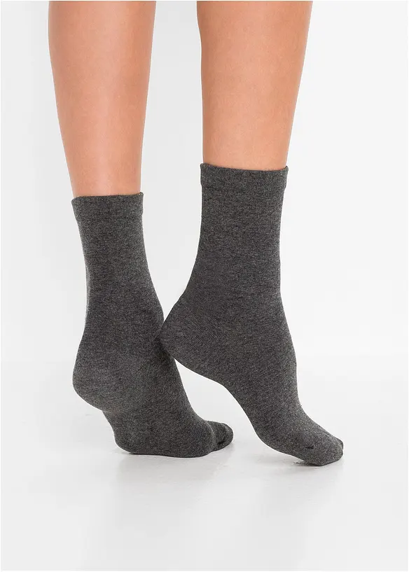 bonprix Socken mit druckfreiem Bündchen mit Bio Baumwolle (4er Pack) Bis zu 60% Rabatt