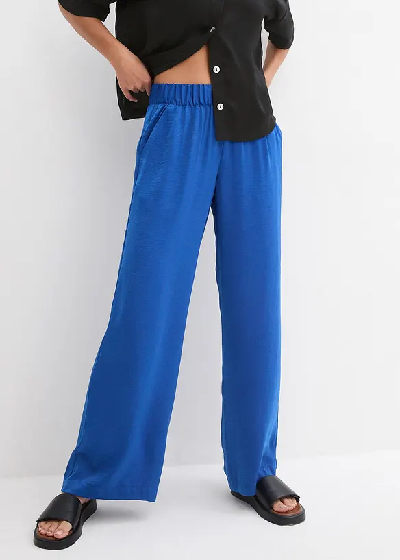 bonprix Hose mit Struktur-Effekt und Bequembund, lang zollfrei
